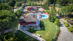 foto aérea de la finca urbana